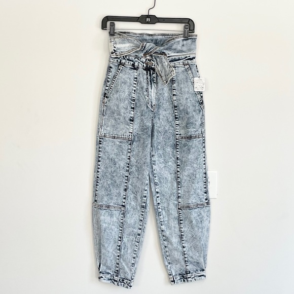 Free People Ministry of Style Denim paperbag jean - Picture 5 of 10